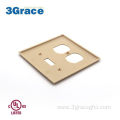 2 Gang Receptacle Wall Plate